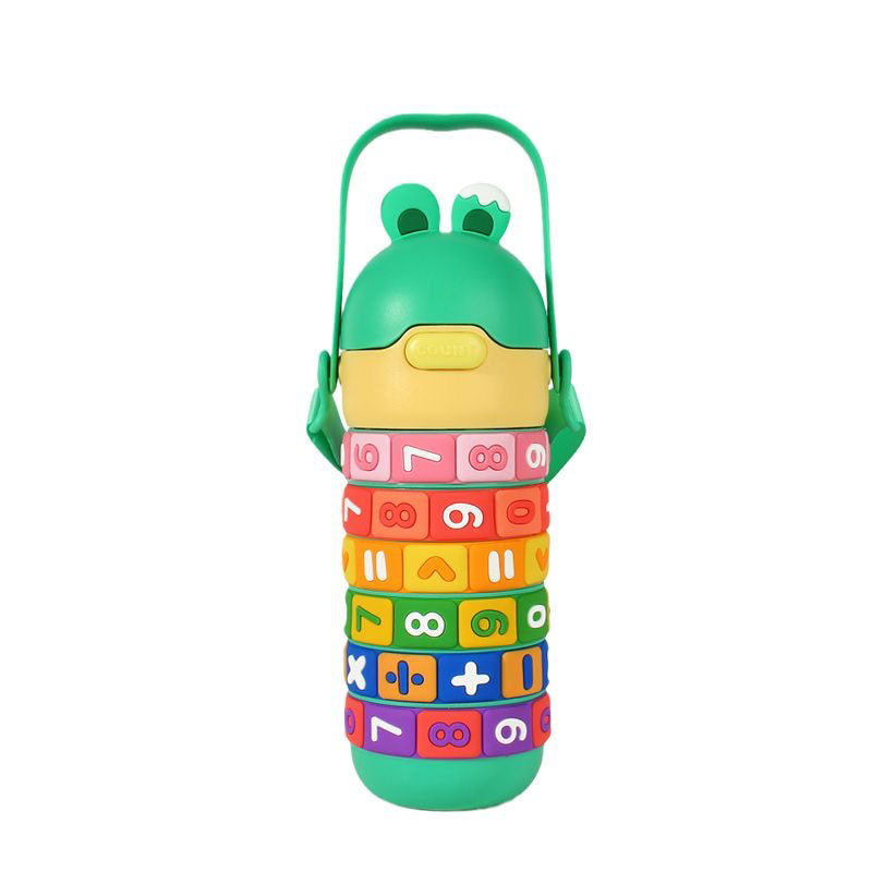 Children's Creative Education Thermos Cup Kindergarten Baby Drop-proof And Portable Cartoon