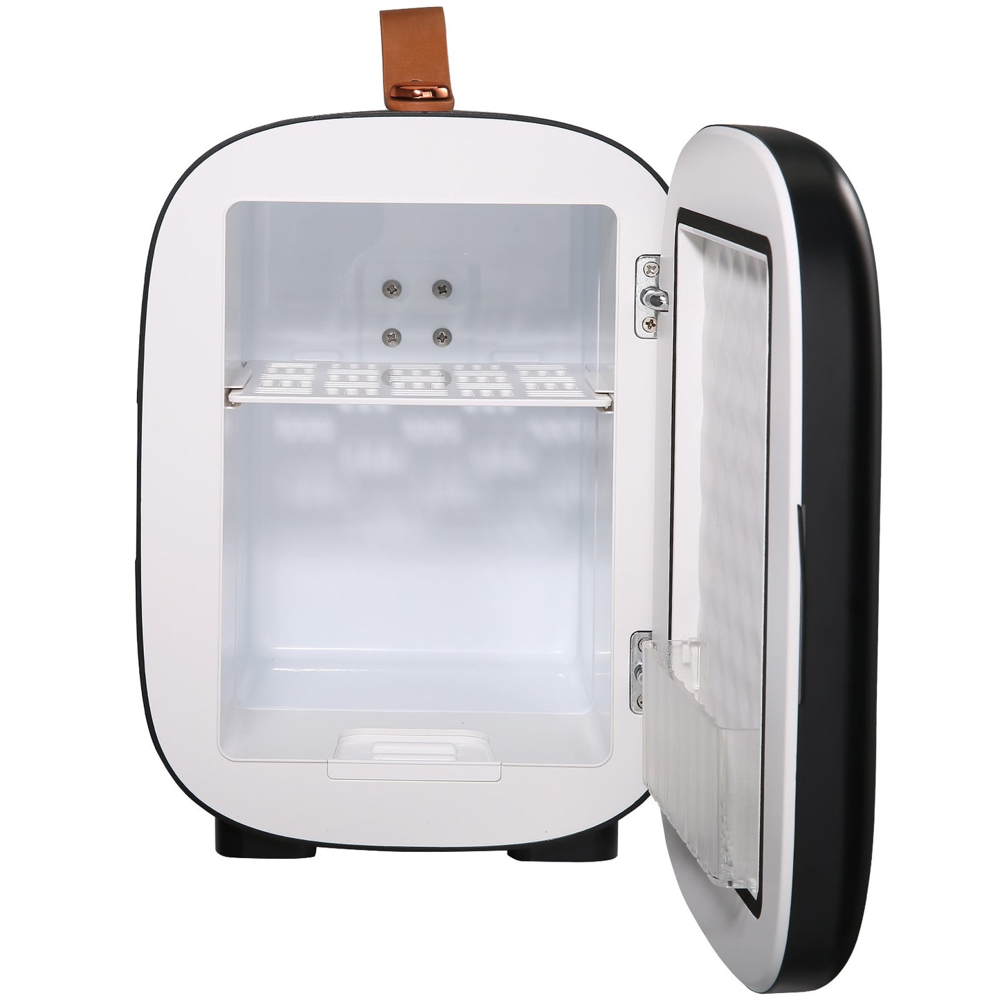 Vevor Mini Fridge, 4 Liter 6 Can Small Refrigerator For Beverage Skincare & Cosmetic, AC DC Cooler & Warmer, Mute Portable Tiny Fridge For Bedroom Office Dorm Desk Car Travel, ETL Certified, Black