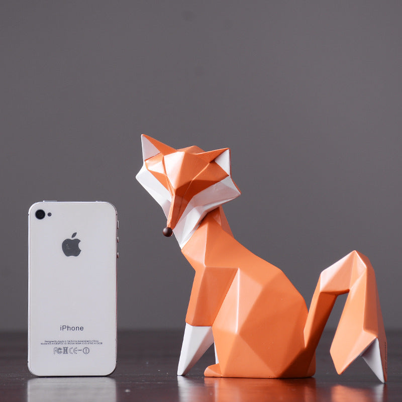 Modern Minimalist Fox Animal Ornaments