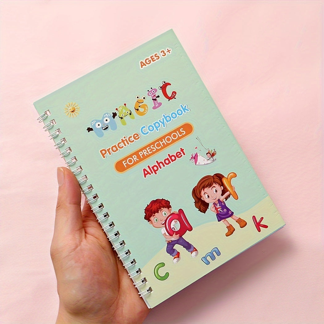 3-6 Years Old Children's Enlightenment Alphabet Kindergarten CNC Pen Practice Copybook