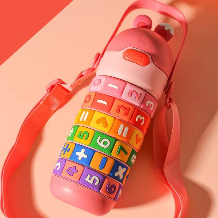Children's Creative Education Thermos Cup Kindergarten Baby Drop-proof And Portable Cartoon