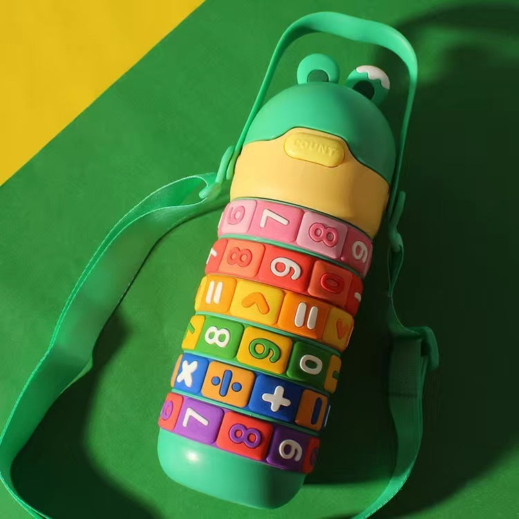 Children's Creative Education Thermos Cup Kindergarten Baby Drop-proof And Portable Cartoon