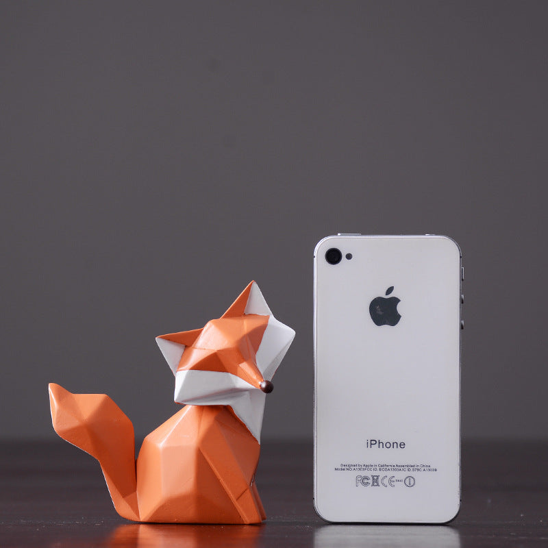 Modern Minimalist Fox Animal Ornaments