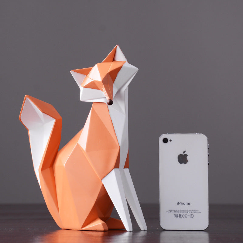 Modern Minimalist Fox Animal Ornaments